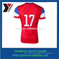 Uniforme de venda quente da camisola de futebol dos EUA do campeonato do mundo